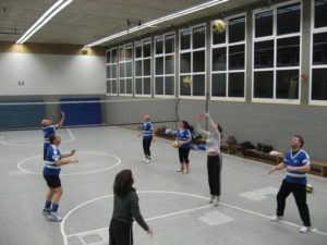 Volleyball-Technikubung
